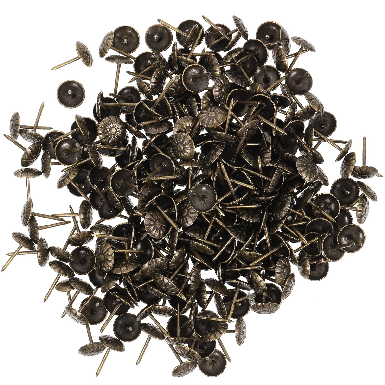 300 Piezas de Tachuelas Decorativas Retro de Hierro para Tapicería, Clavos para Muebles, Sofás, Sillas, Gabinetes, Accesorios de Decoración DIY
