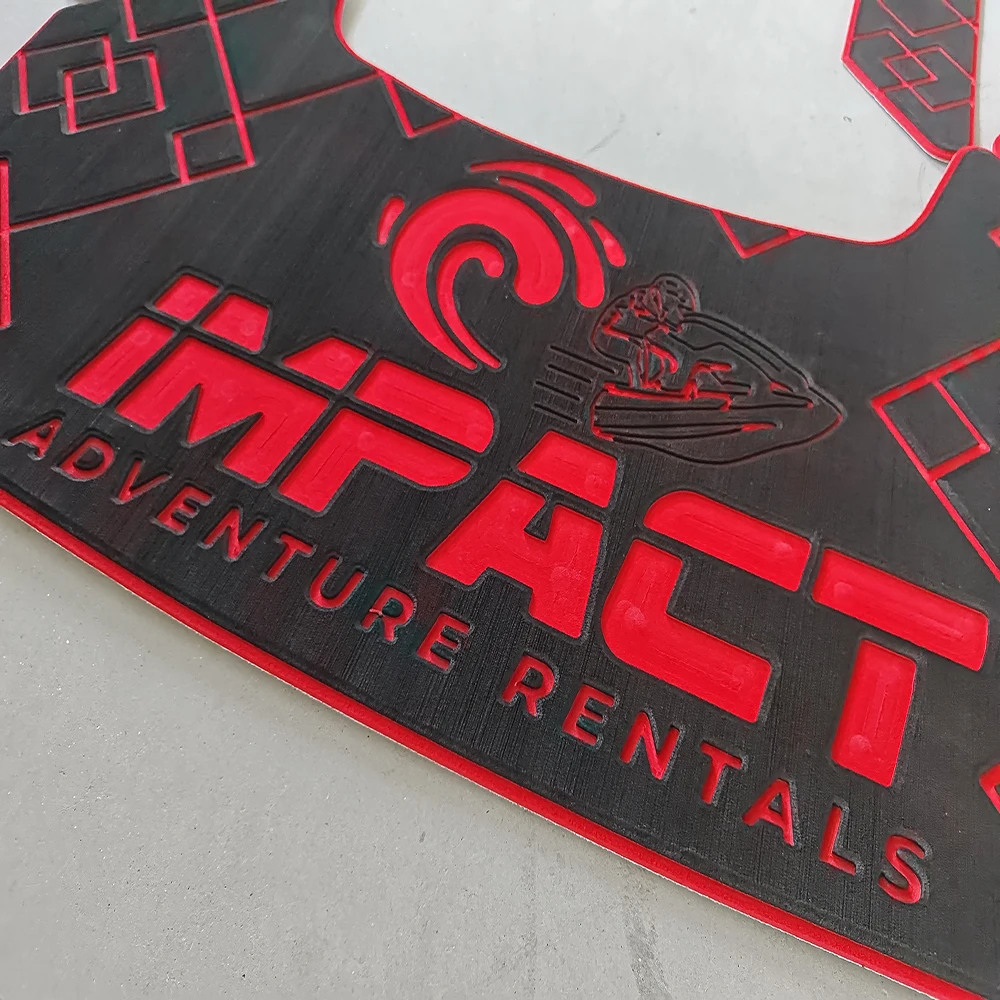 حصيرة EVA غير قابلة للانزلاق قابلة للتخصيص لـ Yamaha FX HO1800 2014 | وسادة جر جت سكي ذاتية اللصق مقاومة للماء ومقاومة للاهتراء #2