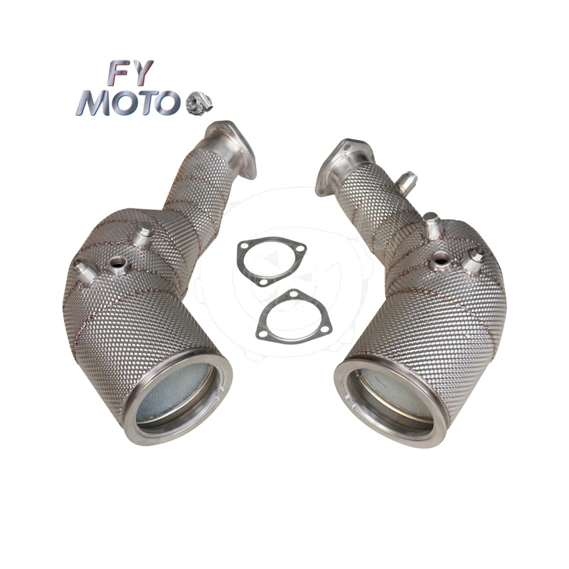 

For Audi RS6 RS7 C8 4.0 TFSI V8 2022+ With OPF With Heat Shield Catted Downpipe