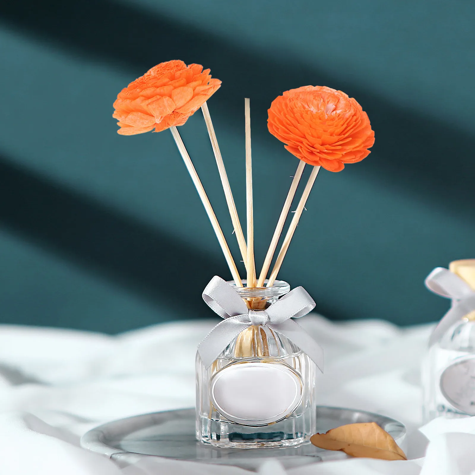 Aromatherapy Dried Flower Volatile Diffuser Sticks Floral Freshener Essential Oil Absorbing Home for Bedroom