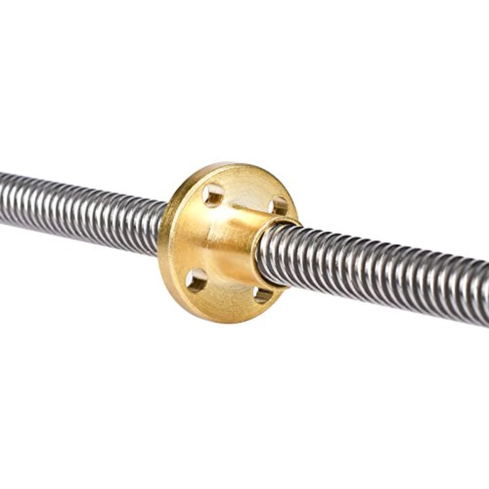 T8 Lead Screw Set Lead 2mm 4mm 8mm Pitch 2mm with Nut & KP08 Vertical bearing 5*8 mm Flexible Coupling For DIY 3D printer parts