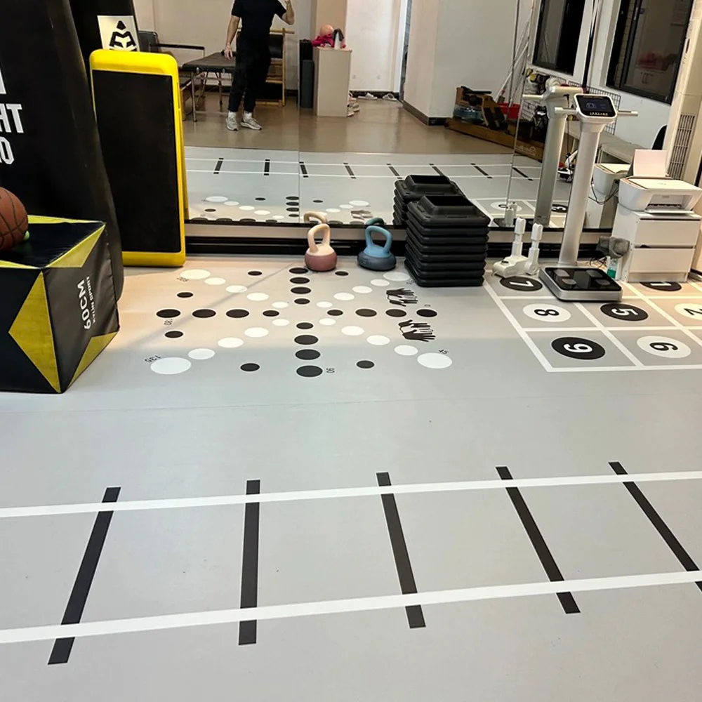 Beable Professional PVC Gym Flooring Anti-Slip Scratch-Resistant for Commercial Use Can Custom Logo Color Pattern Size