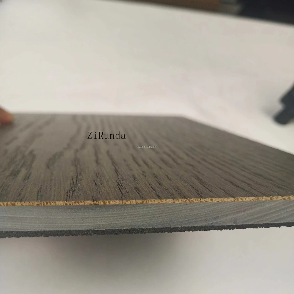 Индивидуальная версия композитного пола из шпона белого дуба SPC для современного домашнего использования