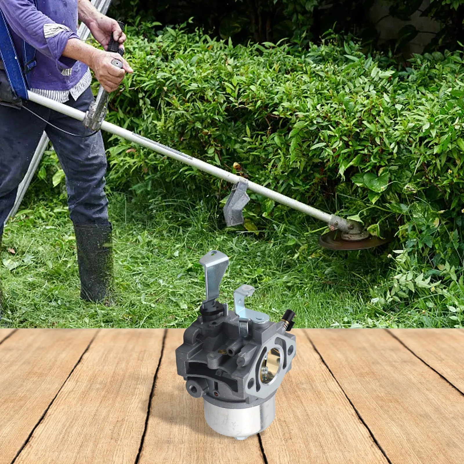 

Replacement Carburetor with Air Filter for 715668 For 715671 715670 Lawn Mower Engines Optimized for Fuel Efficiency