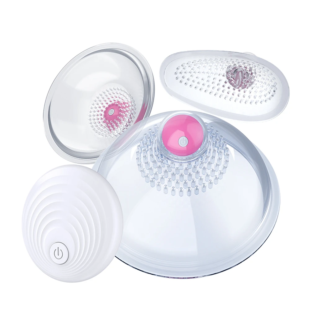 Nipple Sucker Vibrator Female Clitoris Licking Masturbator Sex Toys for Women Breast Pump Enlargement Chest Vaginal Cup Sex Shop