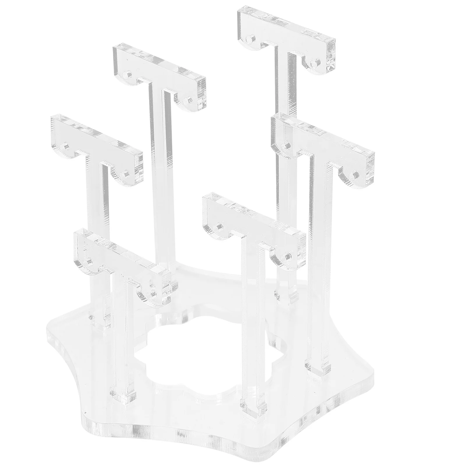 

T Acrylic Earring Display Stand Earrings Storage Organizer Holder Jewelry Retail Display Small Ear Studs Dangle Earring