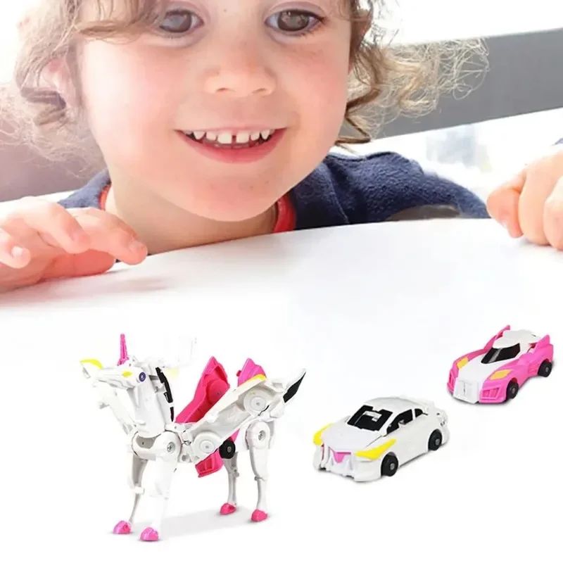 New Deformable Combining Toys Cars Assemble Into Flying Horse Figure Excellent Transformation Mini Robot Car Toys For Children