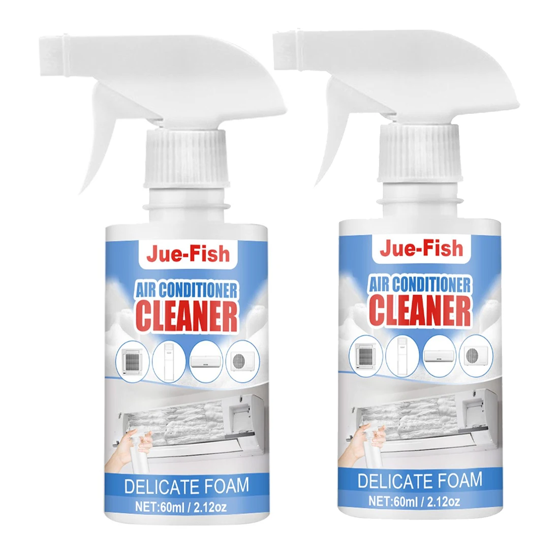 Spray de limpeza para ar condicionado, 1/2 peças, limpeza profissional para dutos, filtros, saídas de ar - neutralizador de odor para sistema de ar condicionado doméstico e automotivo