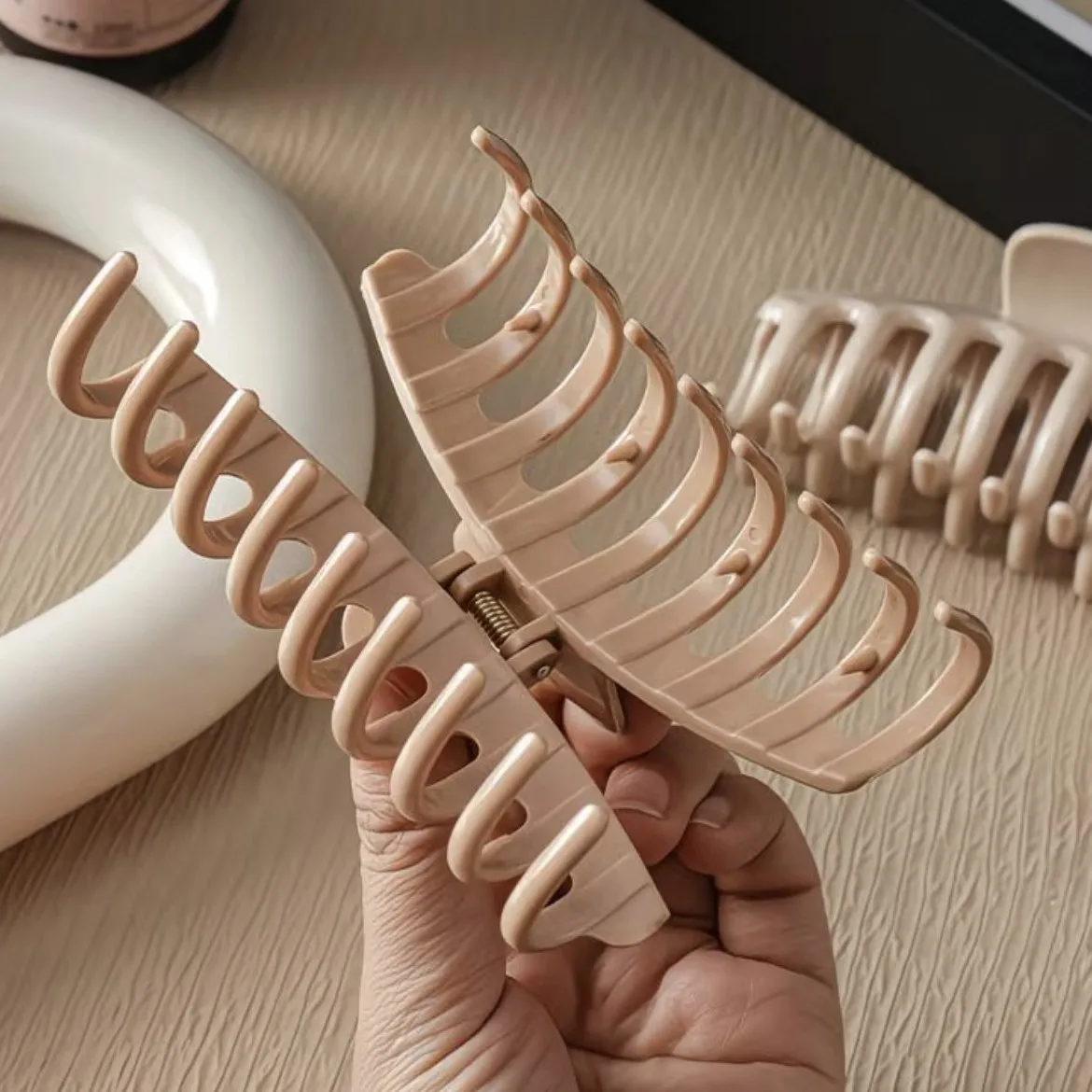 New Silicone Material Hair Claw Clip Crab Barrette Women Ponytail Hair Claws Bath Clip Fashion Girl Hair Accessories - Image 4