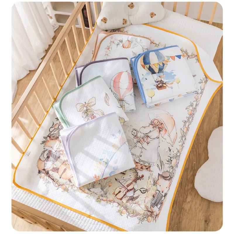 Baby Mattress  Baby Waterproof  Breathable  Washable  All Season Menstrual Pad  Large-sized Childrens Pure Cotton Urine Pad