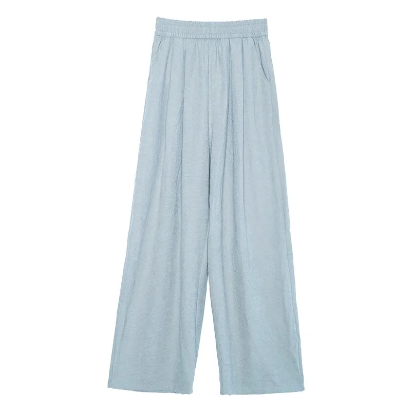 Casual pants for office workers, comfortable commuting wide-leg athletic pants