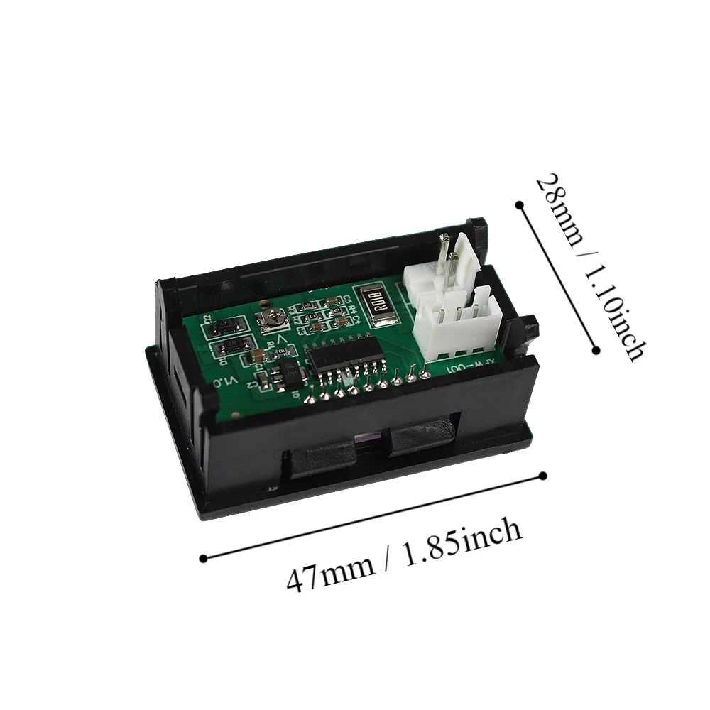 DC100V 10A  DSN-VC288 Digital Display Voltmeter Ammeter Red and Blue Digital Display Voltage and Current Measurement Meter Tools