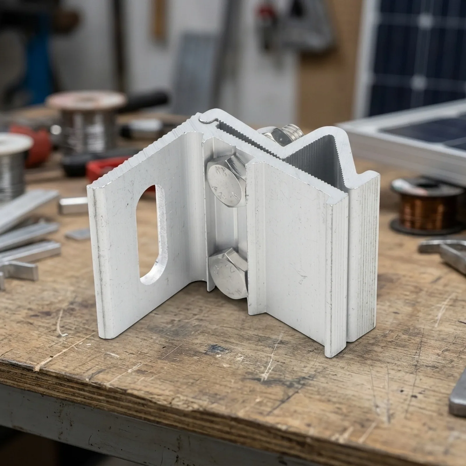 High Strength for aluminium Alloy Standing Seam Clamp Weather Resistant Design Standing Seam Clamp For Solar Panels
