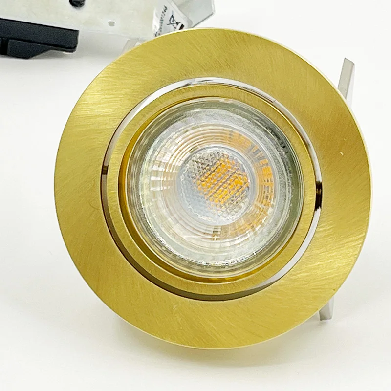 Quality Anti-Glare LED Recessed Ceiling Spotlights Dimming COB Mr16 Recessed Downlight Gold Room LED Light for Home Office