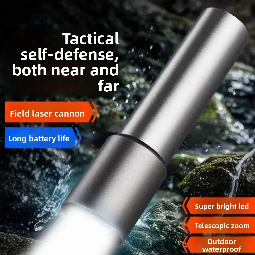 

Супер яркий фонарик из алюминиевого сплава, перезаряжаемый мини-портативный фонарь с долговечной батареей для использования на большие расстояния на открытом воздухе