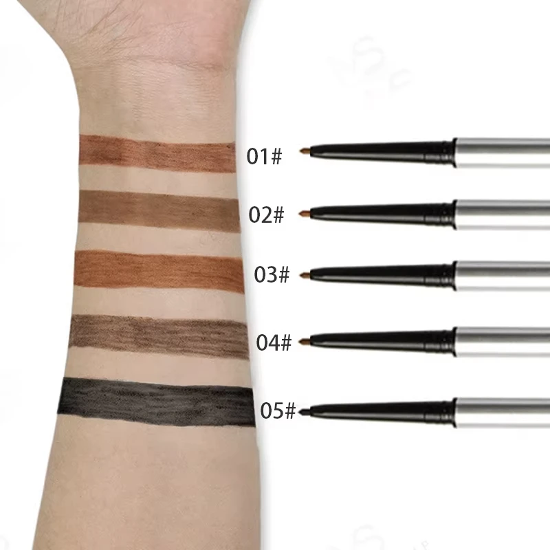 30pcs Custom Logo Cruelty Free Brow Pigmentation Oem Eyebrow Pencil Waterproof Vegan Brow Pencil Private Label Eyebrow Pencils