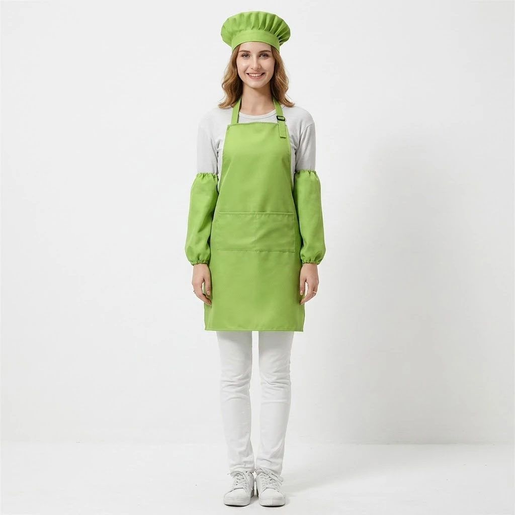 Adult Polyester Hanging-Neck Apron for Kitchen Restaurant Cooking Baking Waiter Work Customizable Fashion Delantal Print  Logo