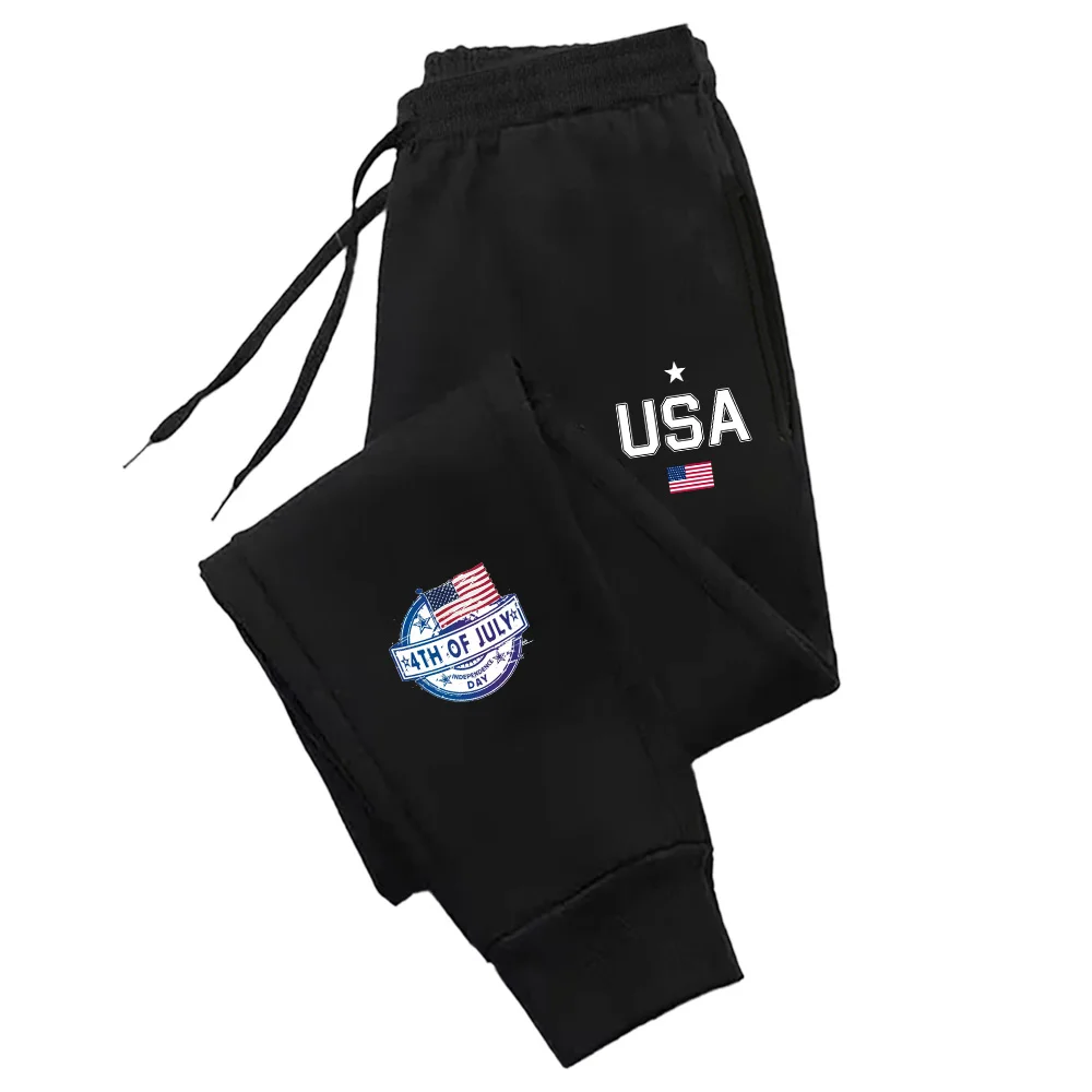 

Women Pants 2025 New U.S.A. Letter Print High quality Trousers Street Aesthetic Sports Sweatpants Running Jogger Pants for Woman