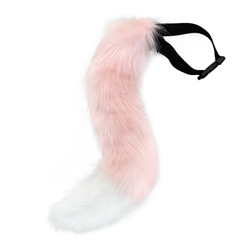1Pcs Kostüm Requisiten Anime Tier Schwanz Cosplay Kostüme Requisiten Katze Fuchs Plüsch Tails Rolle Spielen Halloween Party Zubehör
