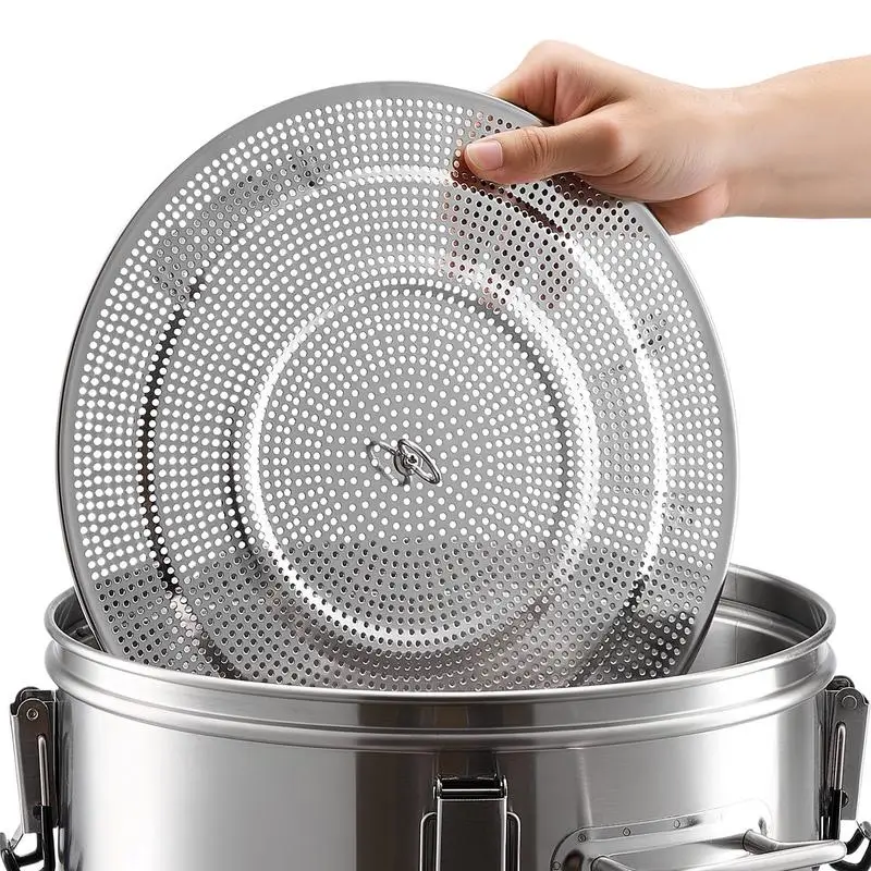 Beer Brewing Equipment, 8 Gal/30L 304 Stainless Steel Home Beer Brewer,1500W All-in-One Home Brewing Kit with Tall strainer, Integrated Inner Barrel & Reinforced Handle