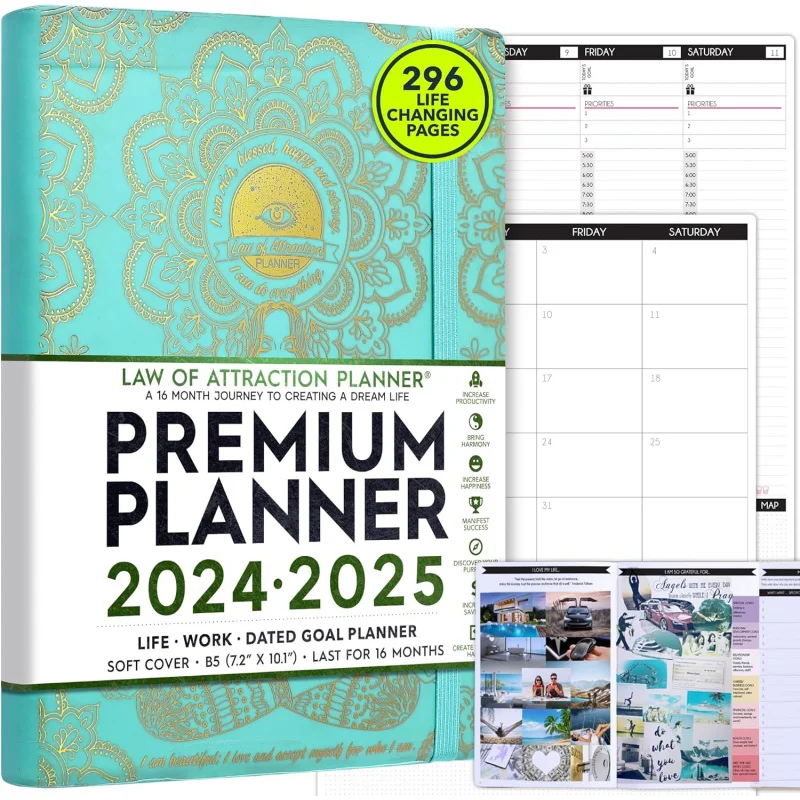    ソフト ターキオーズ ウーマン B5 (.2 x 10.1) 2025 プランナー ウィークリーおよびマンスリー |     生産性とハを向上させるための 16 か月のライフ プランナー