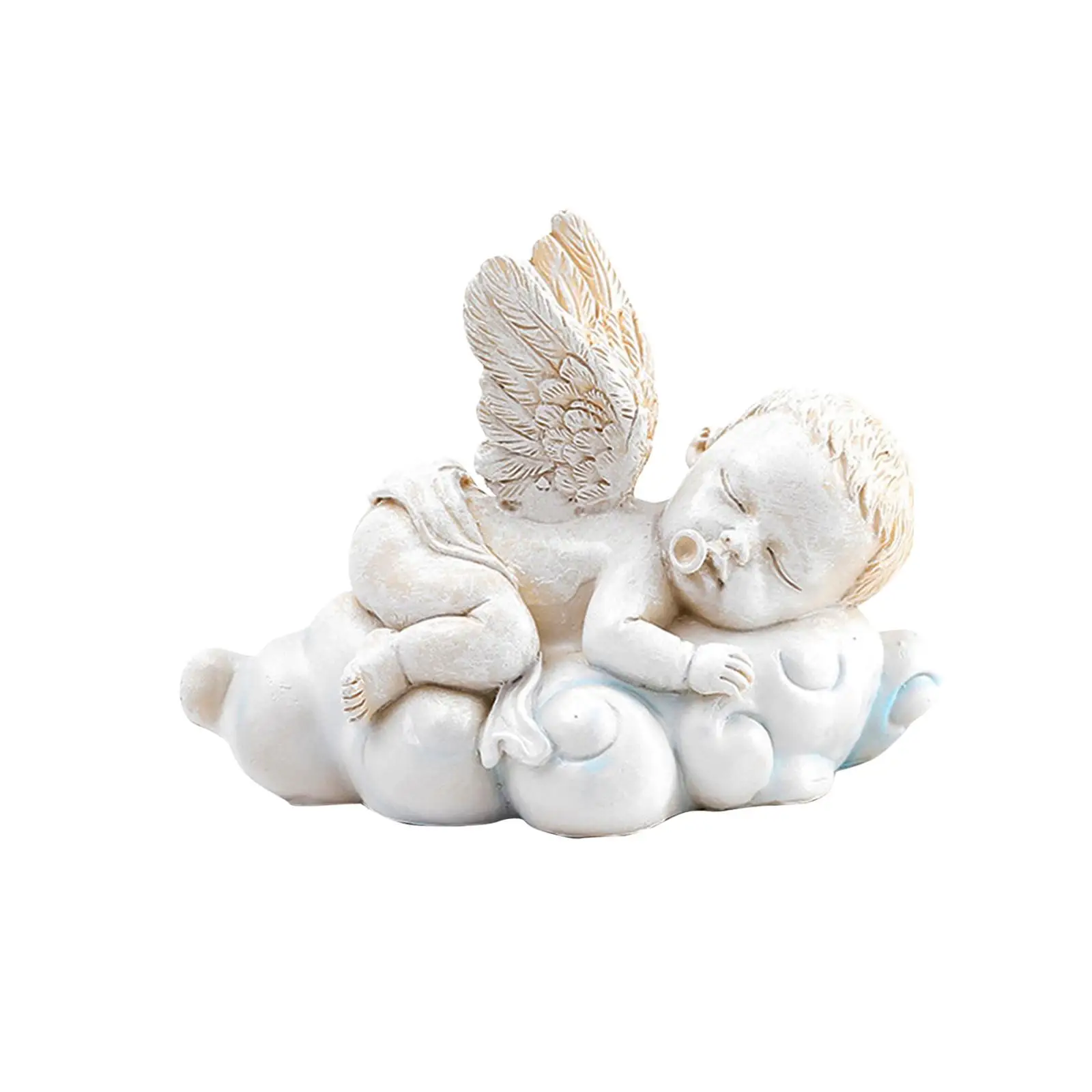 Angel Figurine Collection Cherub Garden Statue Europe Creative Craft Angel Statue for Cabinets Bedroom Bookshelf Desktop House