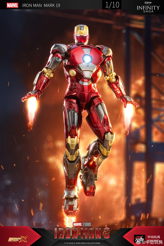 Original ZD Toys Iron Man Tony Stark MK9 MK14 MK12 MK27 MK15 MK35