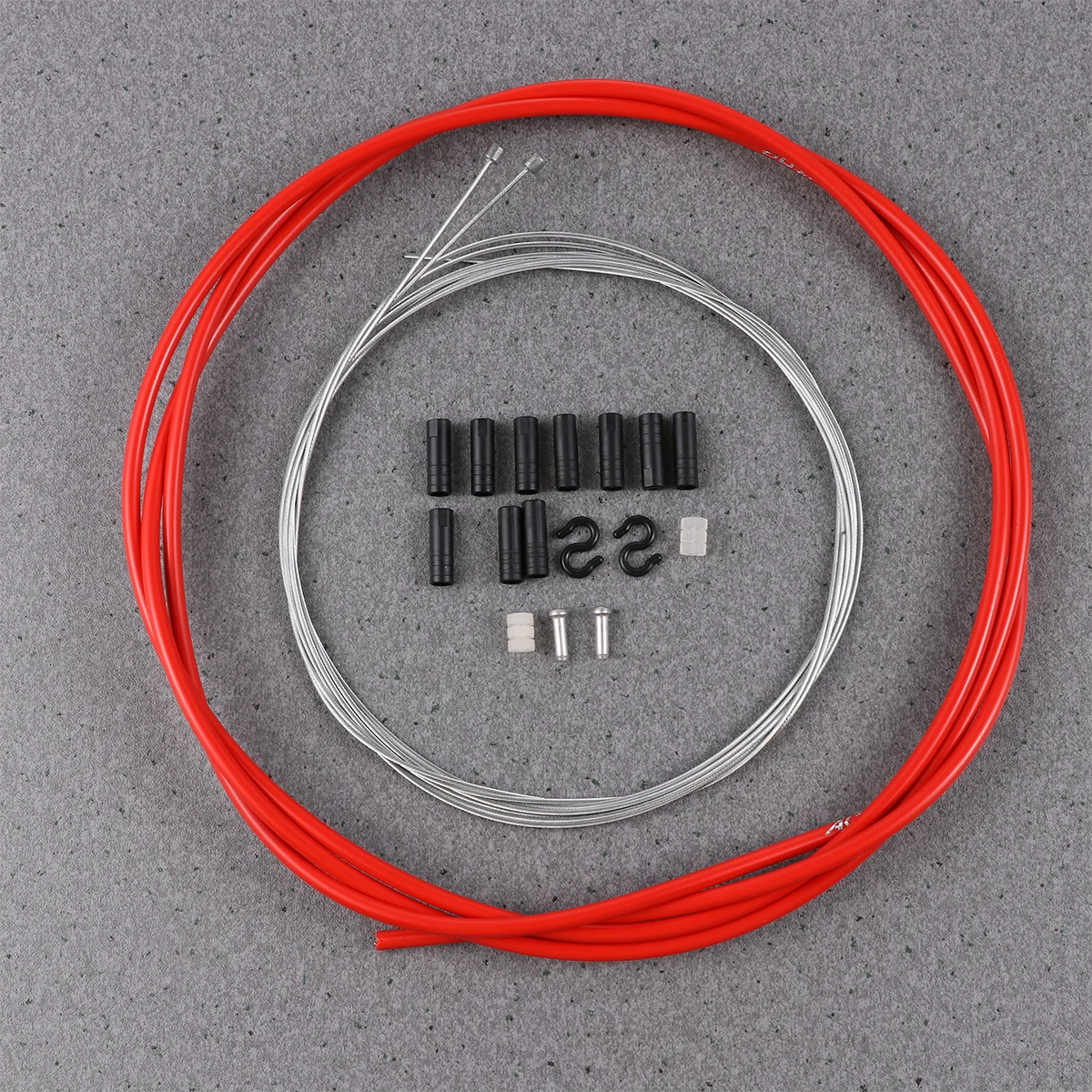 

2 Sets Road Bike Brake Wire Set Cable Line Pipe Core Bicycle Accessories Kit Derailleur Wire High Carbon Steel Sturdy Flexible