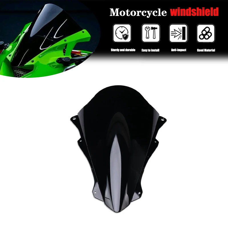 

ZX4R Motorcycle Windshield accessories for Kawasaki Ninja ZX4R ZX4RR 2023 2024 2025 Front Wind Deflector Windscreen Cover Guard