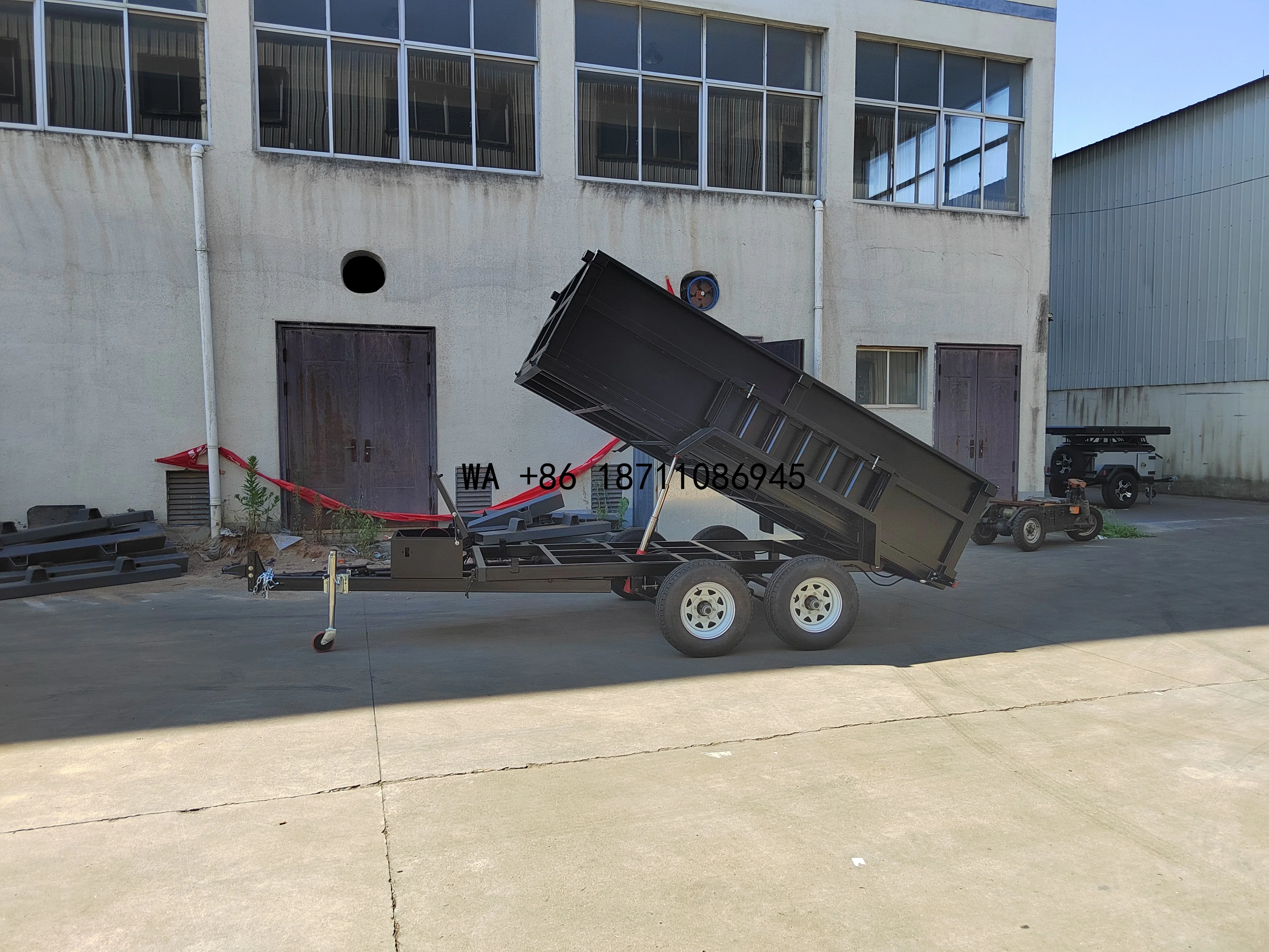（Factory Direct Sale）Factory Price Small Agricultural Dump Trailer Dump Truck Trailer for Sale