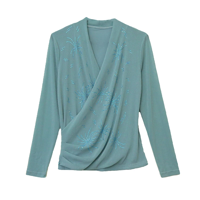 

Весна,Новинка,Европейская,Одежда,Сетка,Тонкая,Футболка,Шик,Сексуальная,В-образный вырез,Блестящие,Diamonds,Женские,Топы,Длинный рукав,Нижняя рубашка,Тигры,9007