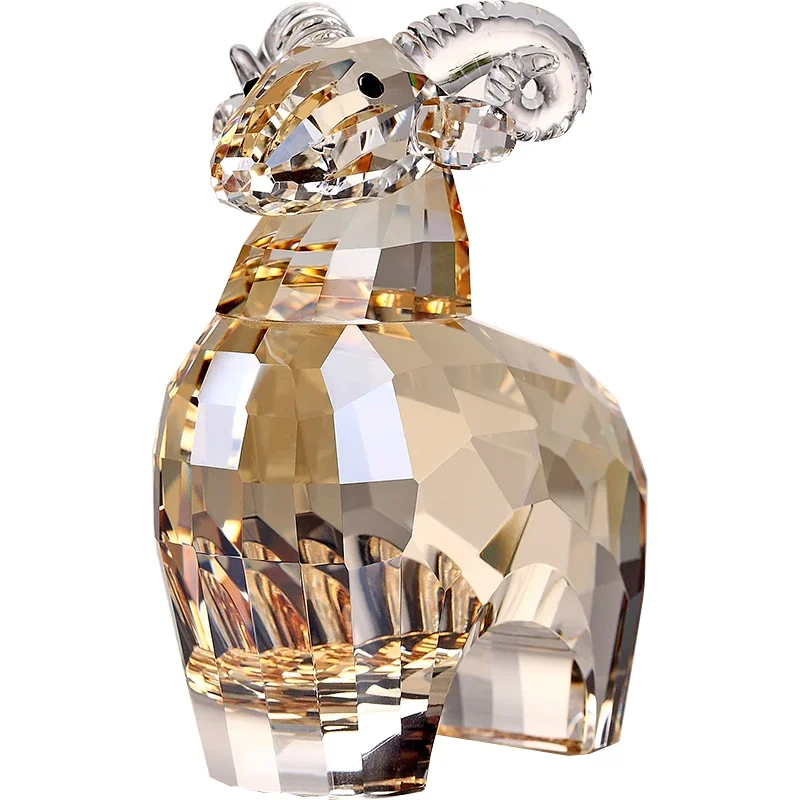 

Crystal ornament sheep zodiac cartoon animal gift creative ornament
