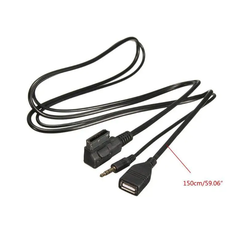 

AUX Adapter 3.5mm AMI MDI Car Bluetooth-compatible AUX Cable Adaptor for A6L A4L