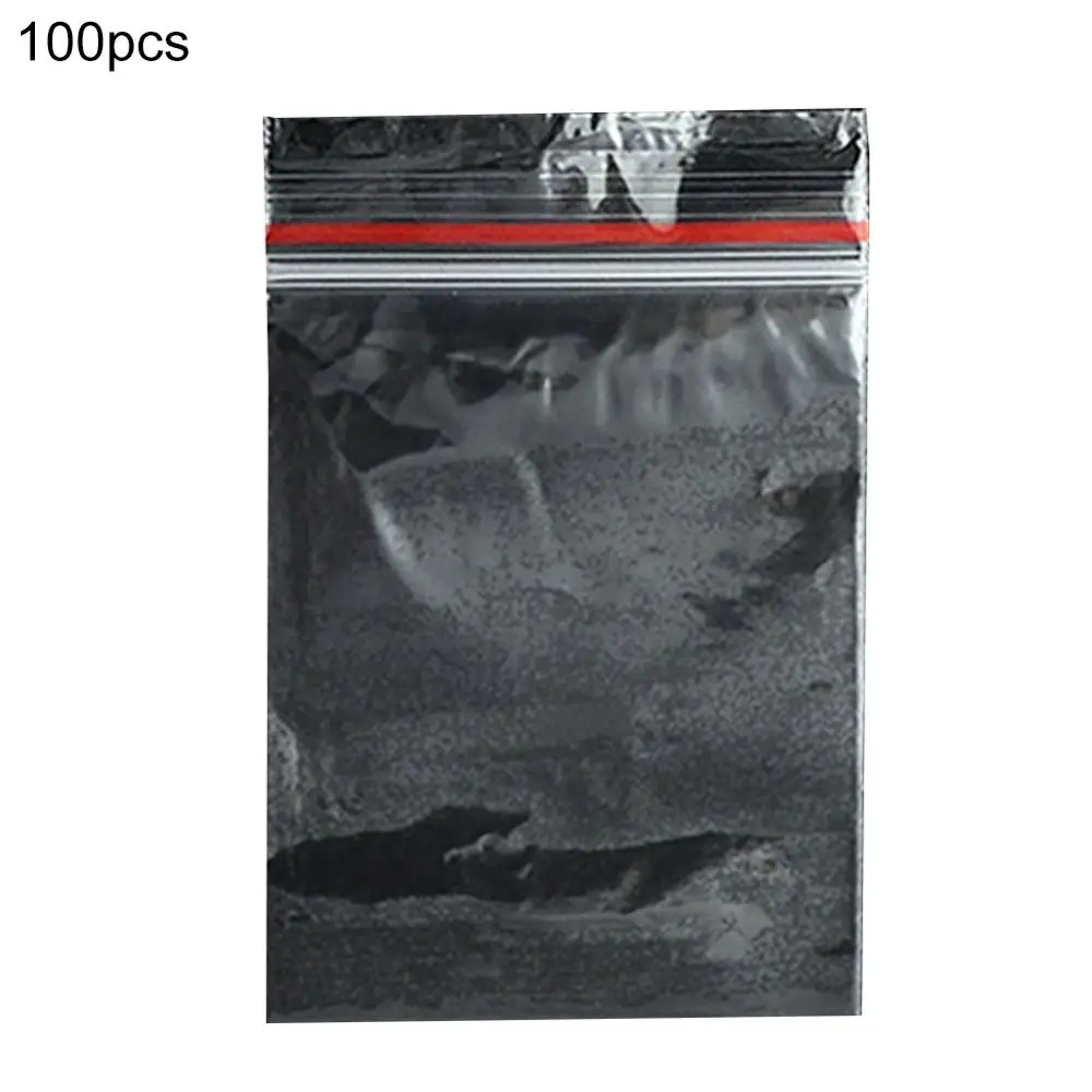 100Pcs Mini Reclosable Zip Clear Portable Storage Bags Pouch for Small Items