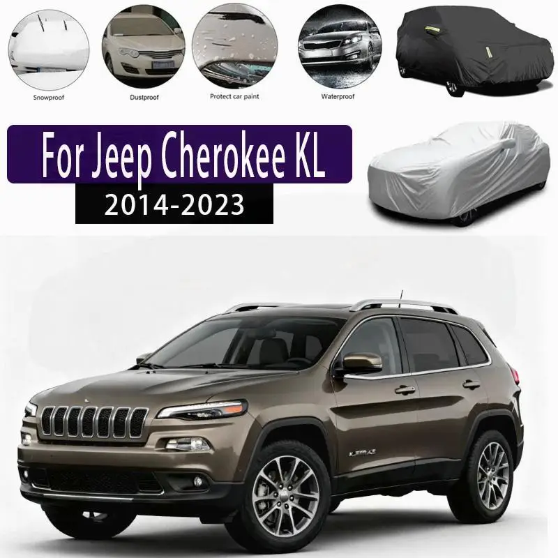 

For Outdoor Protection Waterproof Dustproof Full for Jeep Cherokee KL 2014-2023 Car Covers