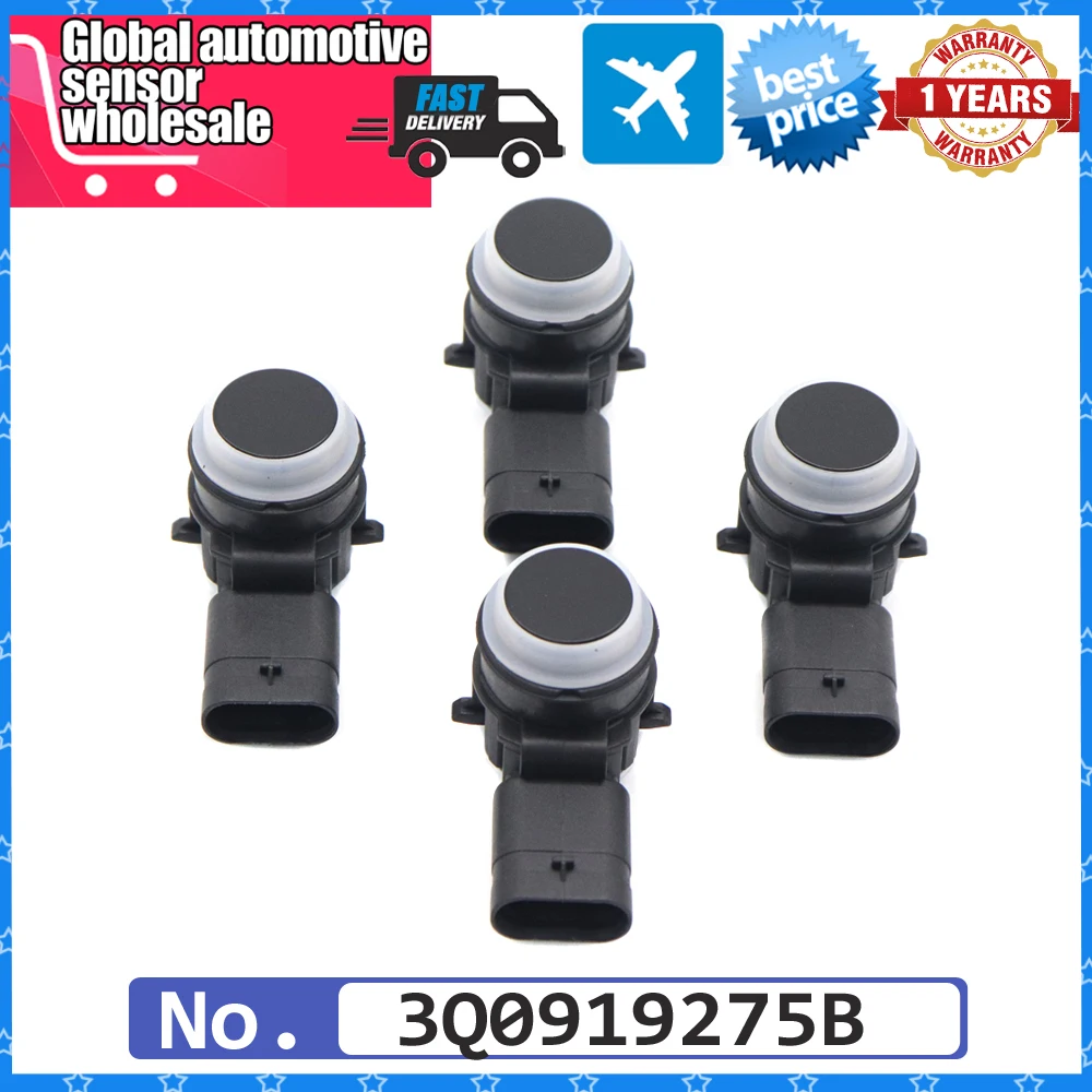 

Car 3Q0919275B NEW 4pcs Parking Sensor For Volkswagen Tiguan BJ Skoda Kodiaq 2016-2018 0263033918 3Q0919297 3Q0919275