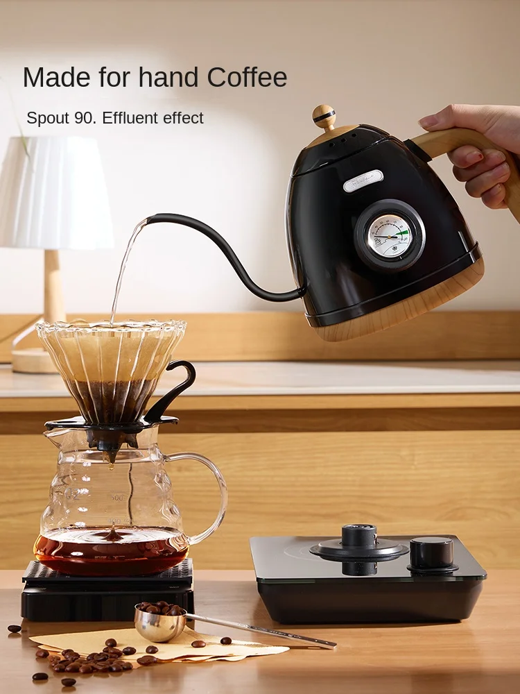 220V Electric Coffee Percolator Set with Temperature Control for Perfectly Brewed Coffee and Tea