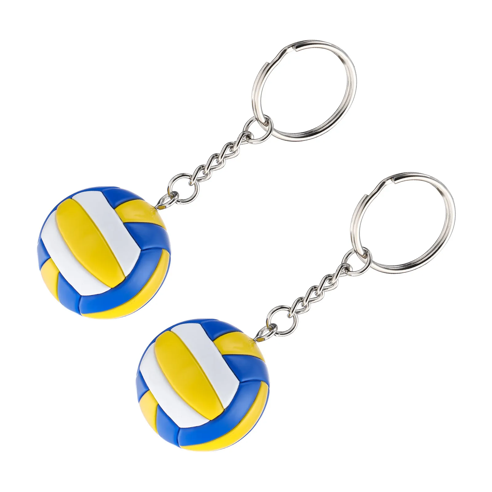 Basketball Keychain Volleyball Keychains Sturdy Durable Bag Pendant Decor Backpack Gifts Sports Party Favors Key Chains