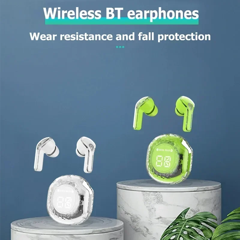 NEW T8 TWS Wireless Earphone Bluetooth 5.3 Headphones Sport Gaming Headsets Noise Reduction Earbuds Bass Touch Control for phone