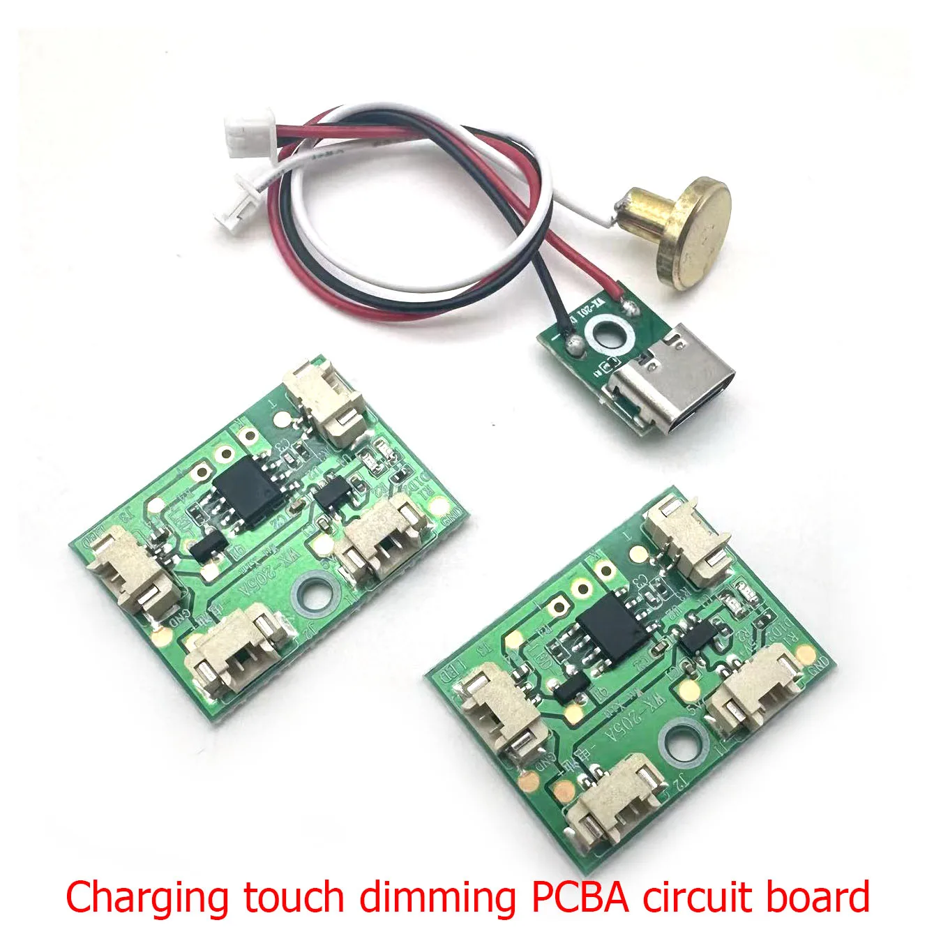 Módulo de interruptor táctil LED recargable PCB 5V 2A control de placa de luz de Color simple/doble de bajo voltaje