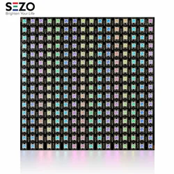 Pantalla de panel RGB WS2812B 8x8 16x16 8x32 256 píxeles LED Digital flexible programado direccionable individualmente a todo color DC5V