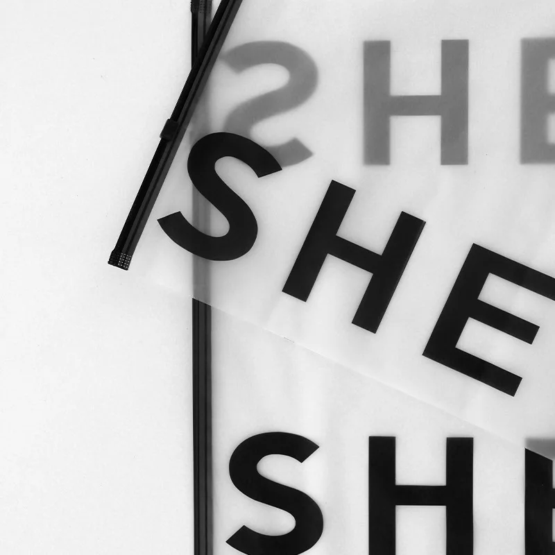 2025customized.Custom Transparent Frosted Zipper Bag Own Printed PE Plastic Pouch Slide Ziplock Bag clothes packag