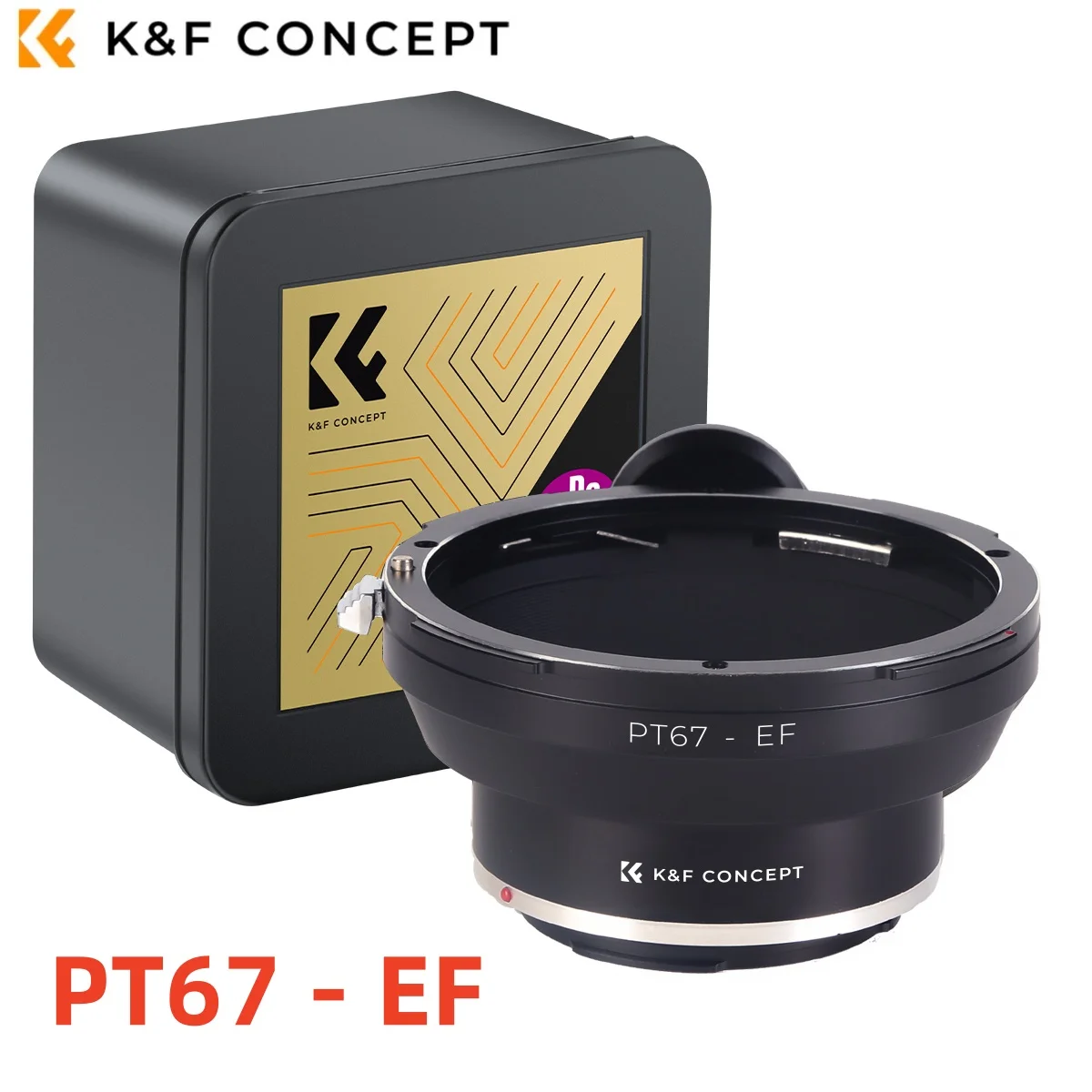 K&F Concept Lens Mount Adapter for Pentax 67 Mount Lenses to Canon EOS Rebel Camera Body for Canon 300D 350D 400D 450D 500D 550D