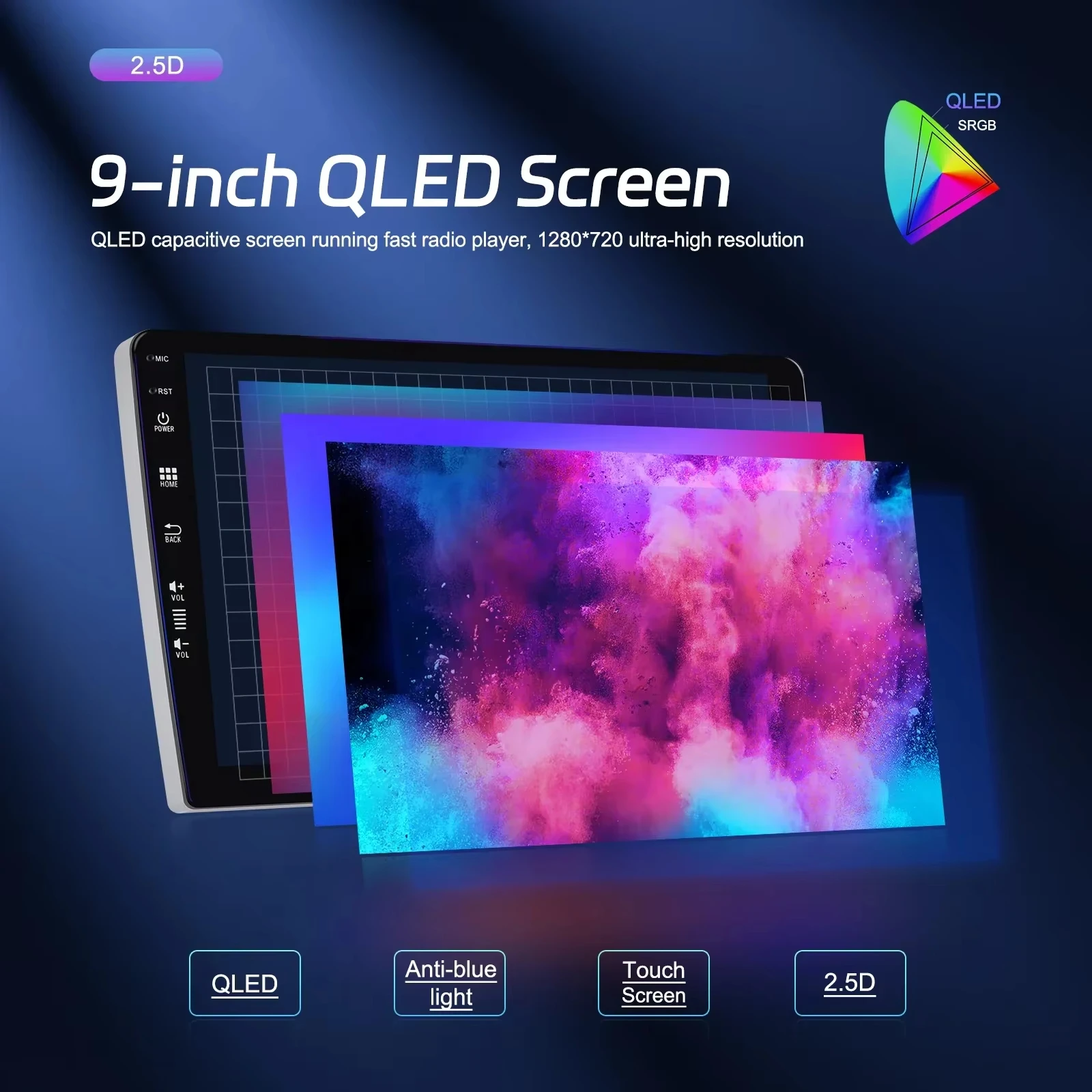 Podofo أندرويد 12 راديو السيارة Androidauto Carplay 2 Din نظام تحديد المواقع صوت السيارة 7 "/9"/10 "واي فاي BT مشغل وسائط متعددة للسيارات لشركة فولكس فاجن فورد