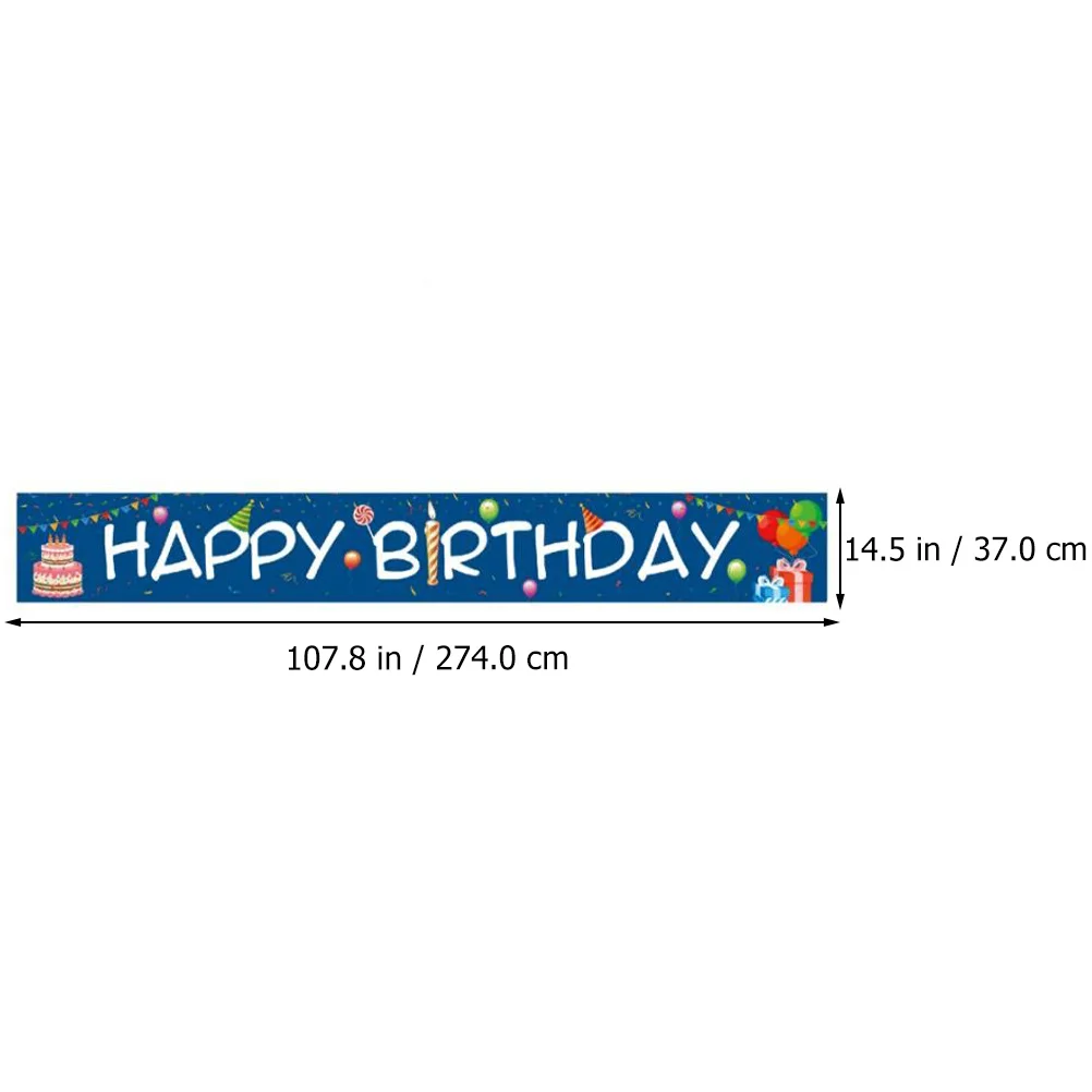 

1Pcs Kids Birthday Banner Premium Durable Party Backdrop Cloth Suitable for Indoor Photography Children Birthday Decor Supplies