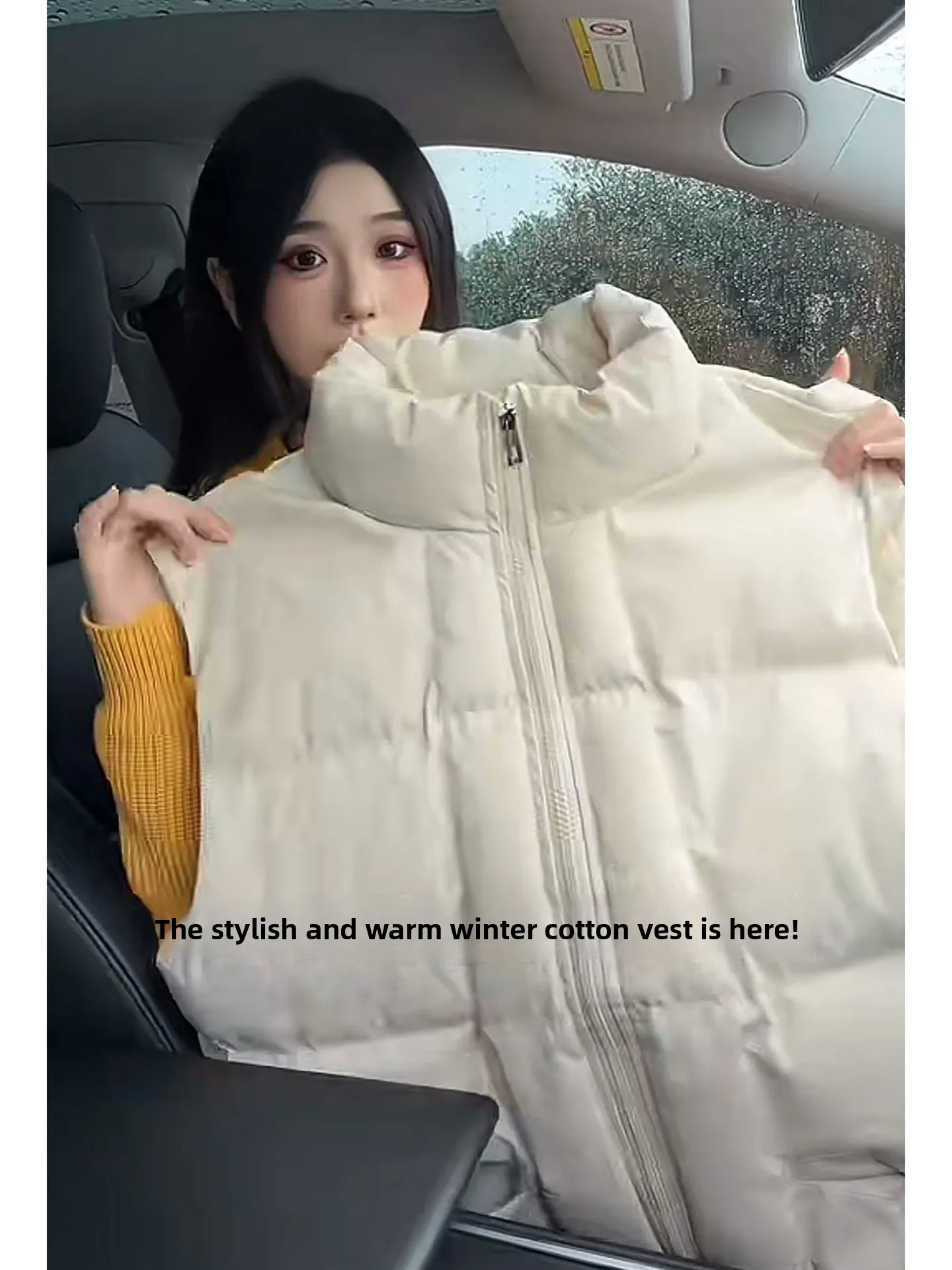 

Cleanfit White down Vest Men's Winter American Trendy Brand Handsome Short Sleeveless Jacket Youthful Vitality Style Zipper C...