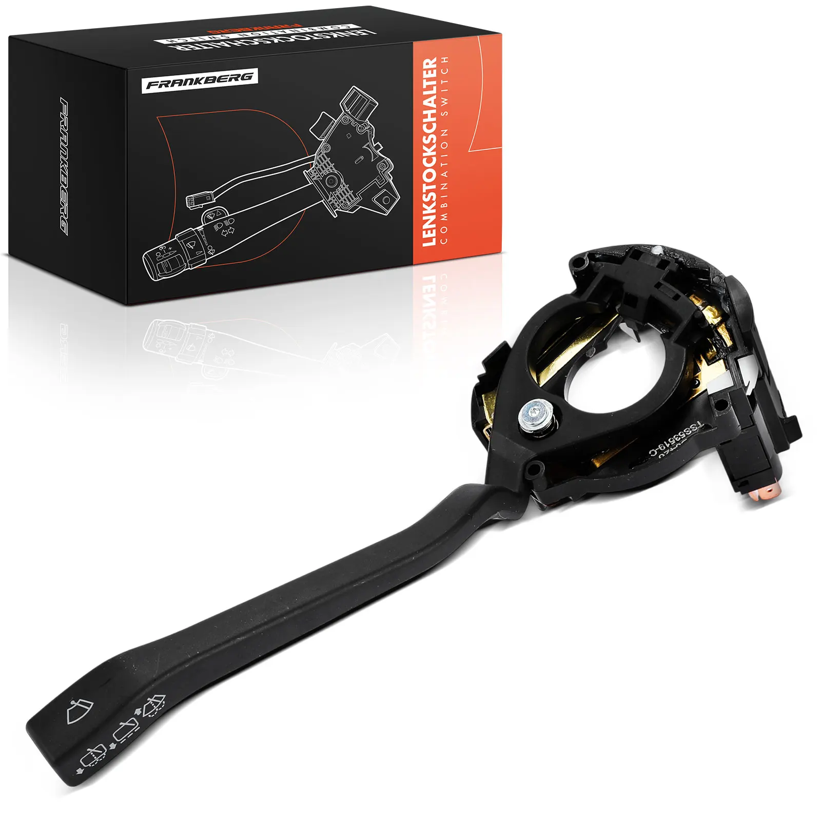 Frankberg 1x stuurkolomschakelaar richtingaanwijzerschakelaar voor VW Golf Polo Passat Jetta Scirocco Derby 321953519B 331953519A 321953519D