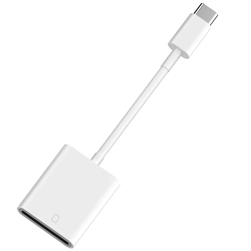 نوع C Lightning Card Reader SD Memory Converter OTG Writer Adapter لأجهزة iPad Pro Macbook Huawei Samsung Xiaomi Phone Laptop ﻿ ﻿