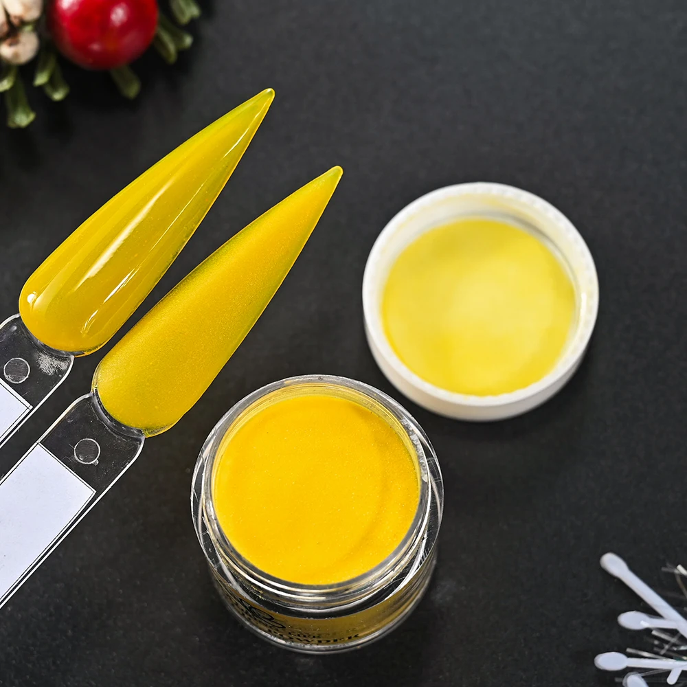 ผงอะคริลิคสำหรับทำเล็บ 8 ชิ้น สีเรืองแสง 4 in 1 สำหรับต่อเล็บ/จุ่ม/แกะสลัก ผงคริสตัลวิ้งๆ สำหรับทำเล็บ