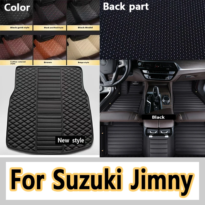 Tapete de carro de luxo para suzuki jimny sierra jb64w jb74w 2019 2020 2021 2022 tapete automotivo para carro conjunto tapetes de carro